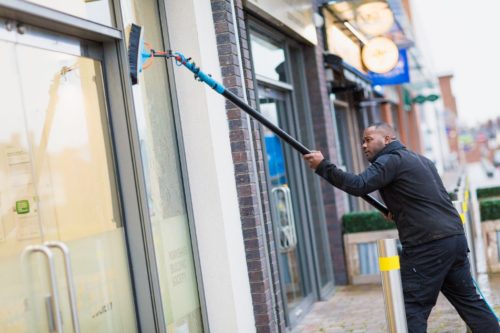 Reach and Wash window cleaning