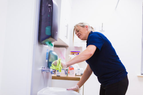infection control cleaning medical centre
